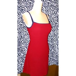Womens vintage red dress. Y2k